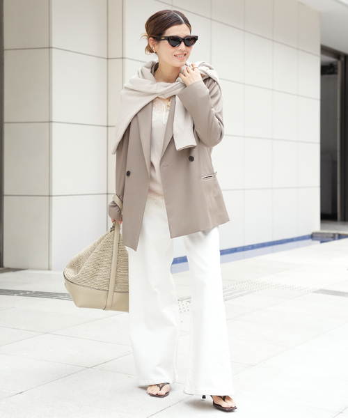 Deuxieme Classe（ドゥーズィエムクラス）の「追加 Loose Jeans (white)（デニムパンツ・レディース・ホワイト・34/38/36）」の6枚目の写真