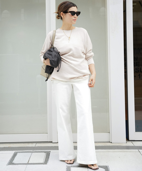 Deuxieme Classe（ドゥーズィエムクラス）の「追加 Loose Jeans (white)（デニムパンツ・レディース・ホワイト・34/38/36）」の7枚目の写真