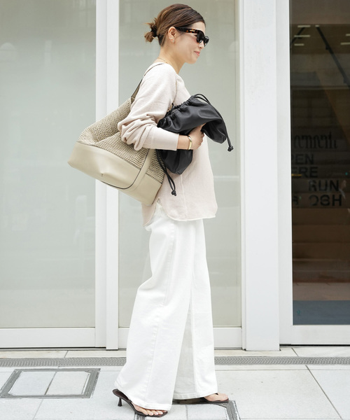 Deuxieme Classe（ドゥーズィエムクラス）の「追加 Loose Jeans (white)（デニムパンツ・レディース・ホワイト・34/38/36）」の8枚目の写真