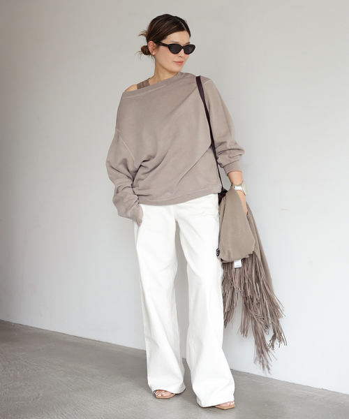 Deuxieme Classe（ドゥーズィエムクラス）の「追加 Loose Jeans (white)（デニムパンツ・レディース・ホワイト・34/38/36）」の9枚目の写真