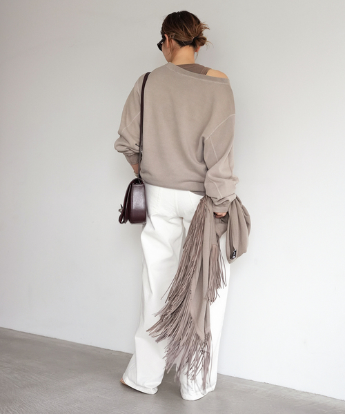 Deuxieme Classe（ドゥーズィエムクラス）の「追加 Loose Jeans (white)（デニムパンツ・レディース・ホワイト・34/38/36）」の11枚目の写真