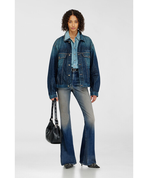 DIESEL（ディーゼル）の「ウィメンズ ショルダーバッグ D LINE SHOULDER（ショルダーバッグ・レディース・ブラック・UNI）」の7枚目の写真