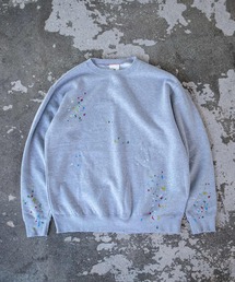 DOMINGO SELECT（ドミンゴセレクト）の「[MOOJI MOOJI] CLASSIC CREW SPLATTER PAINT / クラシッククルースプラッターペイント（スウェット）」