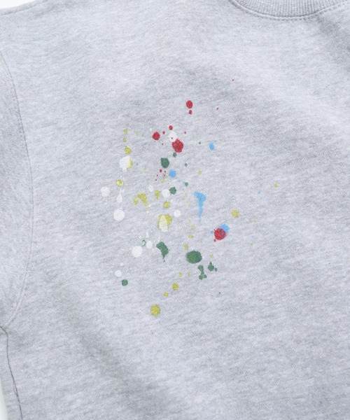 DOMINGO SELECT（ドミンゴセレクト）の「[MOOJI MOOJI] CLASSIC CREW SPLATTER PAINT / クラシッククルースプラッターペイント（スウェット・メンズ・グレー系その他・X-LARGE）」の20枚目の写真