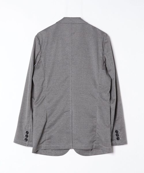 AKM(エイケイエム)の「SWING EASY JACKET (CENTER VENT)(テーラードジャケット・メンズ・ブラック×ホワイト・LARGE)」の5枚目の写真