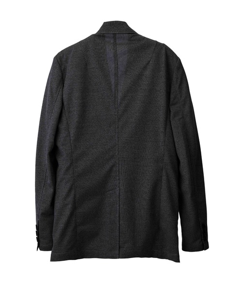 AKM（エイケイエム）の「SWING EASY JACKET (CENTER VENT)（テーラードジャケット・メンズ・ブラック×ホワイト/ブラック×グレー・LARGE/SMALL/XX-LARGE/X-LARGE/MEDIUM）」の7枚目の写真