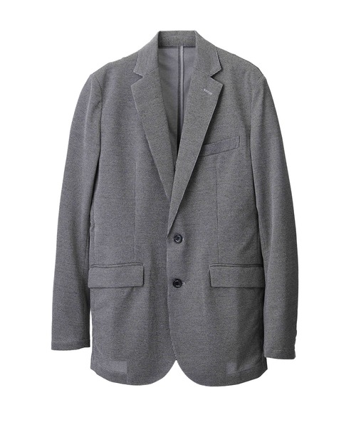 AKM（エイケイエム）の「SWING EASY JACKET (CENTER VENT)（テーラードジャケット・メンズ・ブラック×ホワイト/ブラック×グレー・LARGE/SMALL/XX-LARGE/X-LARGE/MEDIUM）」の9枚目の写真