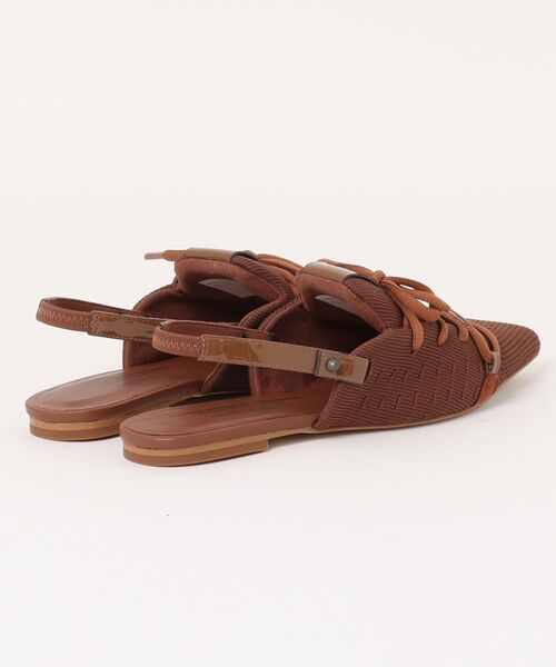 Scrap Book(スクラップブック)の「【MAISON MAVERICK PRESENTS】Lace-Up Slingback Flats Mule(パンプス・レディース・グリーン/ブラウン/グレー/シルバー・M)」の5枚目の写真