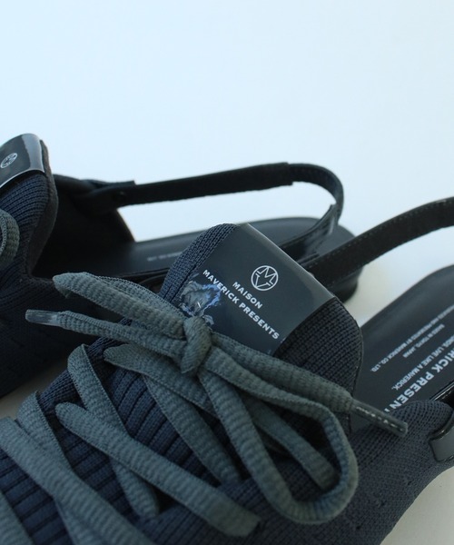 Scrap Book(スクラップブック)の「【MAISON MAVERICK PRESENTS】Lace-Up Slingback Flats Mule(パンプス・レディース・グリーン/ブラウン/グレー/シルバー・M)」の19枚目の写真