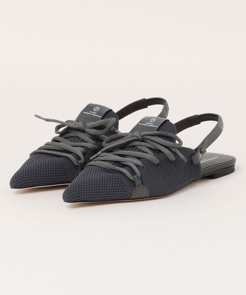 Scrap Book(スクラップブック)の「【MAISON MAVERICK PRESENTS】Lace-Up Slingback Flats Mule(パンプス・レディース・グリーン/ブラウン/グレー/シルバー・M)」の9枚目の写真