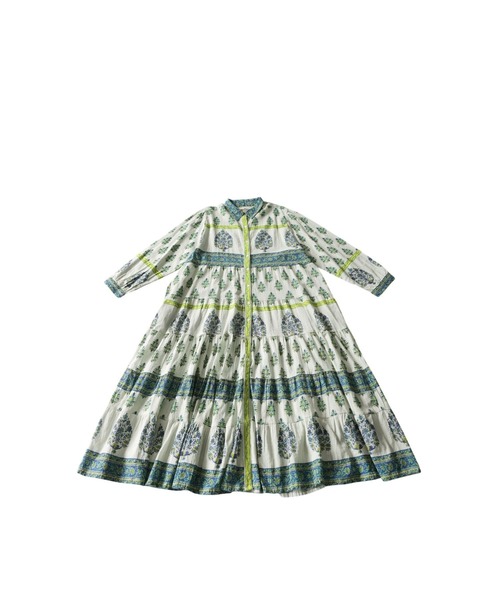 antiqua(アンティカ)の「ボタニカル柄 ワンピース(シャツワンピース・レディース・ホワイト系その他・ONESIZE)」の8枚目の写真