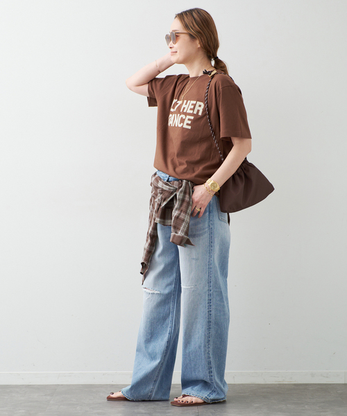 Johnbull（ジョンブル）の「【JOHNBULL/ジョンブル】WIDE PANTS（デニムパンツ・レディース・ブルー・38/36/34）」の12枚目の写真
