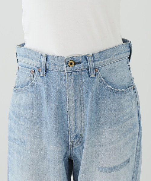 Johnbull（ジョンブル）の「【JOHNBULL/ジョンブル】WIDE PANTS（デニムパンツ・レディース・ブルー・38/36/34）」の19枚目の写真