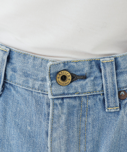 Johnbull（ジョンブル）の「【JOHNBULL/ジョンブル】WIDE PANTS（デニムパンツ・レディース・ブルー・38/36/34）」の21枚目の写真