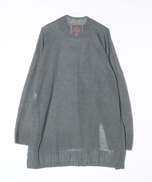 Vivienne Westwood MAN（ヴィヴィアンウエストウッドマン）の「RABBIT SLIT KNIT（カーディガン/ボレロ・メンズ・ライトグレー・FREE）」の2枚目の写真