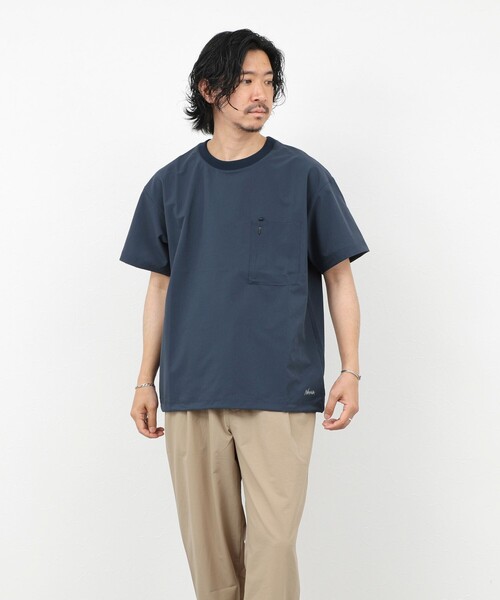 NANGA(ナンガ)の「《セットアップ対応》【NANGA】DotAir コンフィーTシャツ 通気速乾 26SS(Tシャツ/カットソー・メンズ・ネイビー/ブラック/アイボリー・L/M)」の5枚目の写真