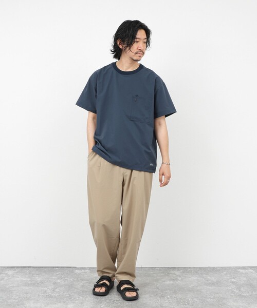 NANGA(ナンガ)の「《セットアップ対応》【NANGA】DotAir コンフィーTシャツ 通気速乾 26SS(Tシャツ/カットソー・メンズ・ネイビー/ブラック/アイボリー・L/M)」の6枚目の写真