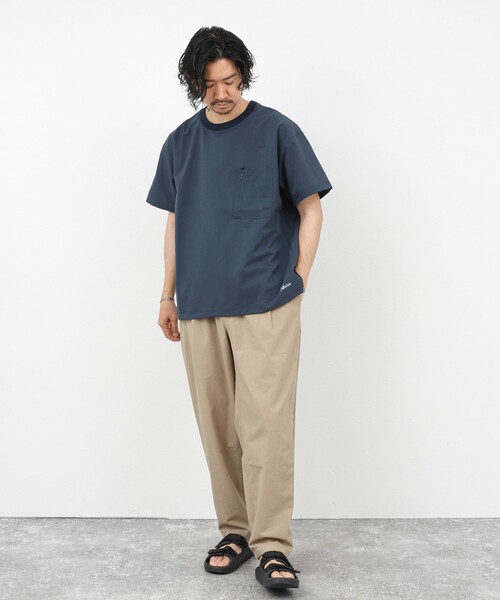 NANGA(ナンガ)の「《セットアップ対応》【NANGA】DotAir コンフィーTシャツ 通気速乾 26SS(Tシャツ/カットソー・メンズ・ネイビー/ブラック/アイボリー・L/M)」の7枚目の写真