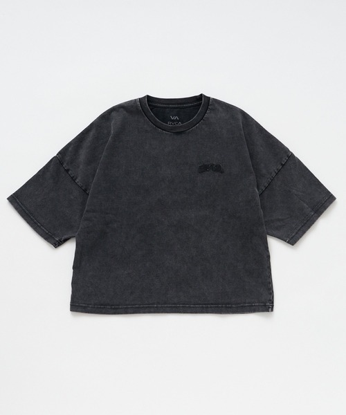 RVCA(ルーカ)の「RVCA ウィメンズ ARCH LOGO CROPPED ST Tシャツ 【2026年春夏モデル】(Tシャツ/カットソー・レディース・ホワイト/ブラック/ピンク系その他・SMALL/MEDIUM/LARGE)」の2枚目の写真