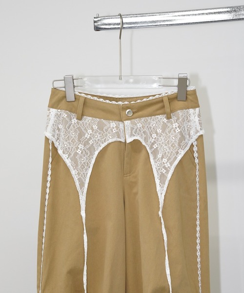 chuclla(チュクラ)の「レースレイヤードワイドパンツ chw26s320(その他パンツ・レディース・ベージュ・L/M)」の17枚目の写真
