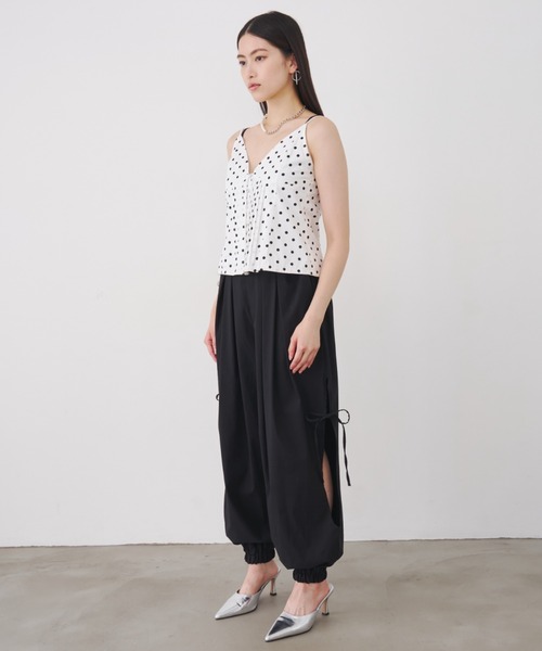 SOEMIN(ソミン)の「Retro pattern bustier/ピンタックキャミソール(キャミソール・レディース・チェック/ドット・FREE)」の5枚目の写真