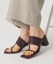 オープントゥ バックストラップミュール サンダル（サンダル