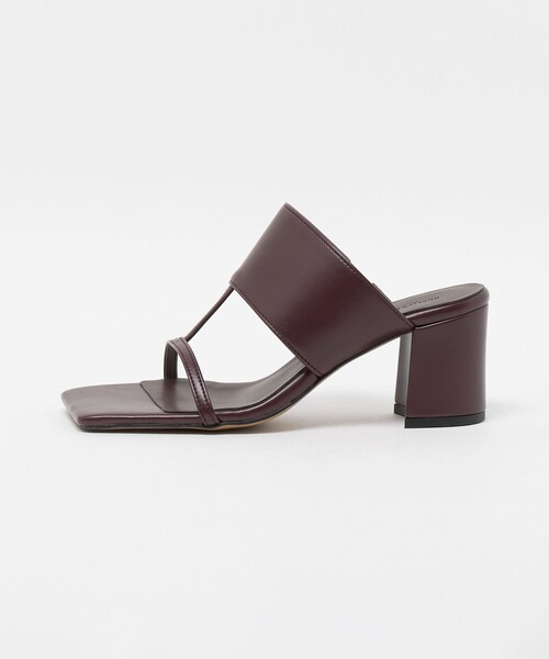 BEAUTY&YOUTH UNITED ARROWS（ビューティーアンドユースユナイテッドアローズ）の「スマートストラップ カバー ミュール（サンダル・レディース・ワイン/ブラック・37/38/36）」の9枚目の写真