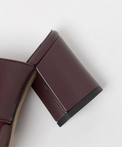 BEAUTY&YOUTH UNITED ARROWS（ビューティーアンドユースユナイテッドアローズ）の「スマートストラップ カバー ミュール（サンダル・レディース・ワイン/ブラック・37/38/36）」の19枚目の写真