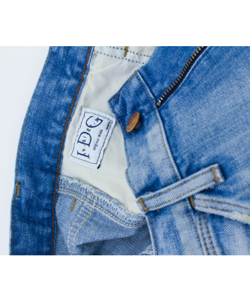 Wrangler(ラングラー)の「【Ciaopanic】×【WRANGLER/ラングラー】別注 デニムテーパードパンツ(デニムパンツ・レディース・ブルー/インディゴブルー・X-SMALL)」の8枚目の写真