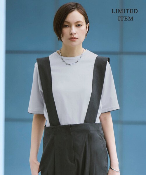 ICB（アイシービー）の「【WEB限定】ベーシックTEE（Tシャツ/カットソー・レディース・サックスブルー系/アイボリー系/ブラック系・X-LARGE/LARGE）」の3枚目の写真