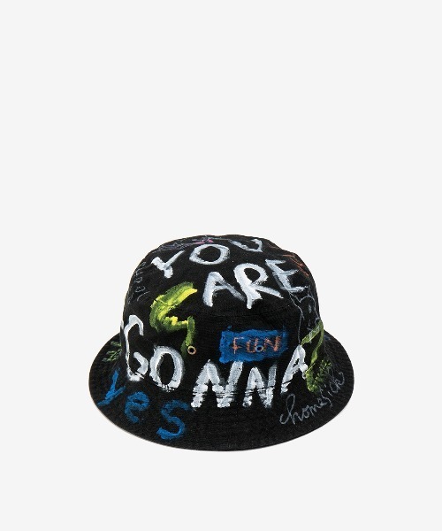ROYAL FLASH(ロイヤルフラッシュ)の「guernika/ゲルニカ/HAND PAINTED HAT(ハット・メンズ・ホワイト/スミクロ/インディゴブルー/レッド/ブラック・LARGE/MEDIUM)」の13枚目の写真