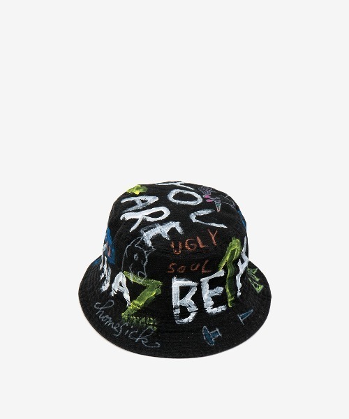 ROYAL FLASH(ロイヤルフラッシュ)の「guernika/ゲルニカ/HAND PAINTED HAT(ハット・メンズ・ホワイト/スミクロ/インディゴブルー/レッド/ブラック・LARGE/MEDIUM)」の9枚目の写真