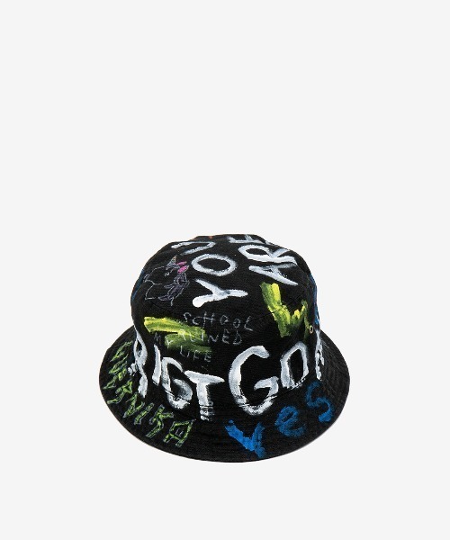 ROYAL FLASH(ロイヤルフラッシュ)の「guernika/ゲルニカ/HAND PAINTED HAT(ハット・メンズ・ホワイト/スミクロ/インディゴブルー/レッド/ブラック・LARGE/MEDIUM)」の10枚目の写真