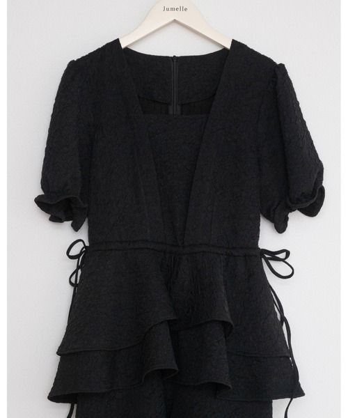 JUMELLE（ジュメロ）の「【結婚式/オケージョン】ペプラムパンツドレス（ドレス・レディース・ブラック・SMALL/MEDIUM）」の6枚目の写真