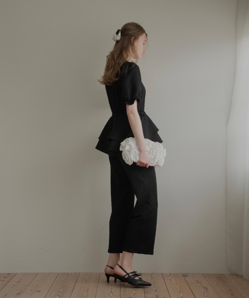 JUMELLE（ジュメロ）の「【結婚式/オケージョン】ペプラムパンツドレス（ドレス・レディース・ブラック・SMALL/MEDIUM）」の17枚目の写真