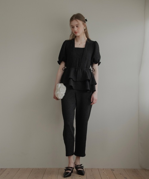 JUMELLE（ジュメロ）の「【結婚式/オケージョン】ペプラムパンツドレス（ドレス・レディース・ブラック・SMALL/MEDIUM）」の18枚目の写真