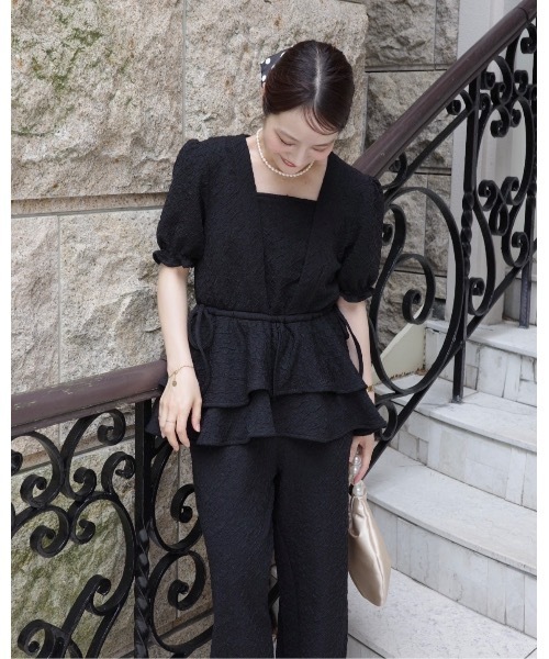 JUMELLE（ジュメロ）の「【結婚式/オケージョン】ペプラムパンツドレス（ドレス・レディース・ブラック・SMALL/MEDIUM）」の21枚目の写真