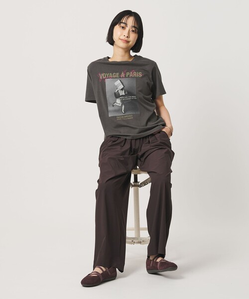 TRICOMER(トリコメル)の「<TRICOMER>VOYAGE プリントTシャツ(Tシャツ/カットソー・レディース・ダークグレー・FREE)」の13枚目の写真