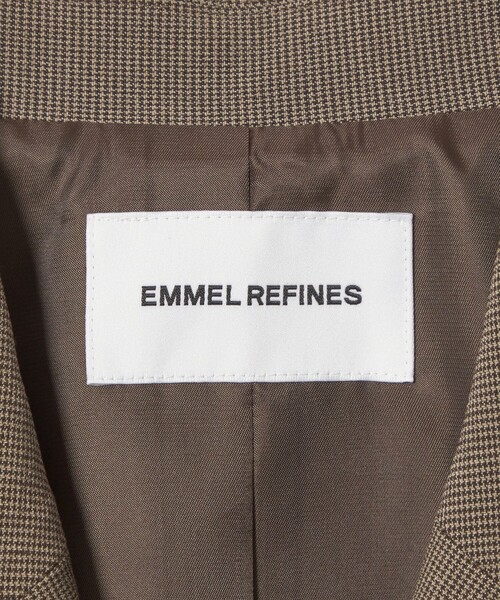 EMMEL REFINES（エメルリファインズ）の「＜EMMEL REFINES＞EM 3ボタン シングルテーラード ジャケット（テーラードジャケット・レディース・ベージュ/ブラウン・S/M）」の19枚目の写真