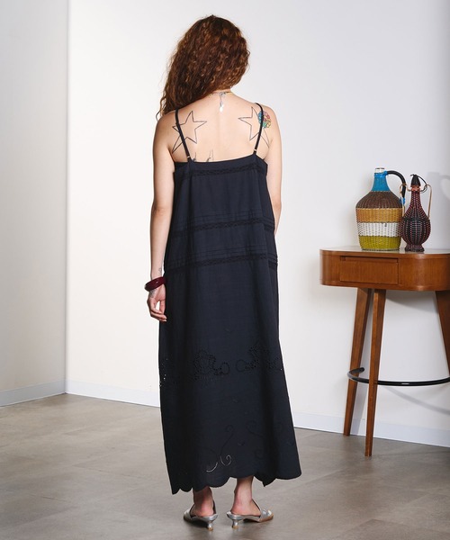 HLAADA(フラーダ)の「HLAADA for ROSEBUD/SCHIFFLI CAMI DRESS(ワンピース・レディース・オフホワイト/ブラック・ONE SIZE)」の16枚目の写真