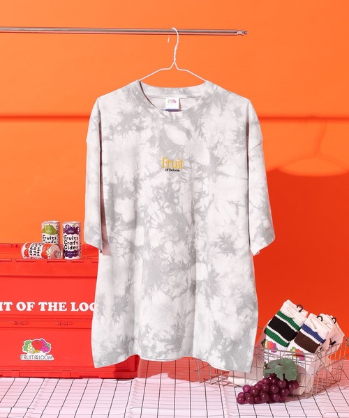 FRUIT OF THE LOOM(フルーツオブザルーム)の「【FRUIT OF THE LOOM / BAYFLOW】タイダイTシャツ(MEN)(Tシャツ/カットソー・メンズ・グレー/ブルー・LARGE/MEDIUM)」の1枚目の写真
