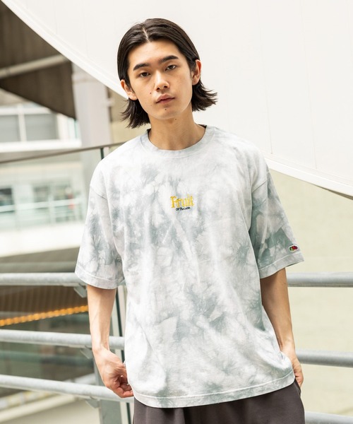 FRUIT OF THE LOOM(フルーツオブザルーム)の「【FRUIT OF THE LOOM / BAYFLOW】タイダイTシャツ(MEN)(Tシャツ/カットソー・メンズ・グレー/ブルー・LARGE/MEDIUM)」の9枚目の写真