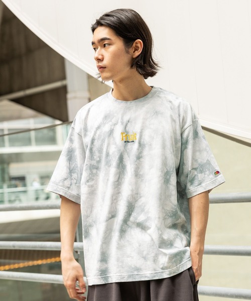 FRUIT OF THE LOOM(フルーツオブザルーム)の「【FRUIT OF THE LOOM / BAYFLOW】タイダイTシャツ(MEN)(Tシャツ/カットソー・メンズ・グレー/ブルー・LARGE/MEDIUM)」の11枚目の写真