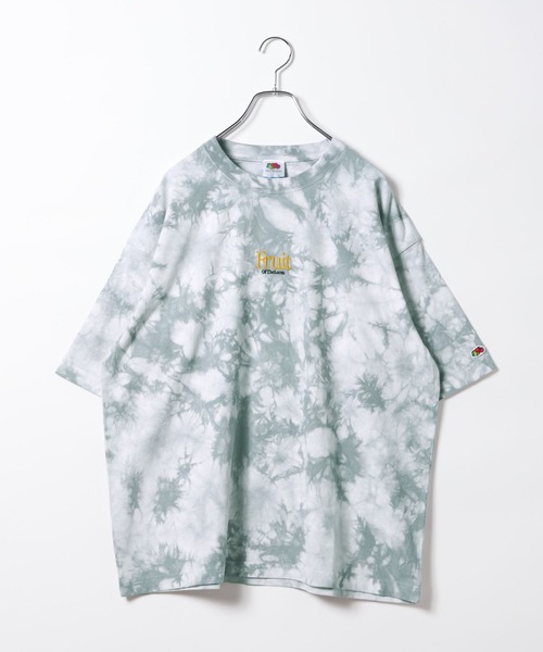 FRUIT OF THE LOOM(フルーツオブザルーム)の「【FRUIT OF THE LOOM / BAYFLOW】タイダイTシャツ(MEN)(Tシャツ/カットソー・メンズ・グレー/ブルー・LARGE/MEDIUM)」の15枚目の写真