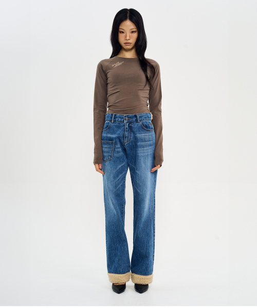 WORLDDILEMA(ワールドジレンマ)の「SIGN PRINTING STRETCH TIGHT T-SHIRTS (KHAKI BROWN)(Tシャツ/カットソー・レディース・カーキブラウン・LARGE/MEDIUM)」の5枚目の写真