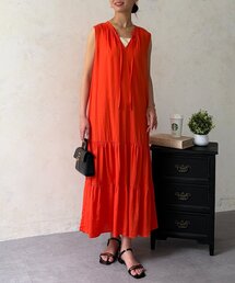 リネンスキッパーティアードワンピース