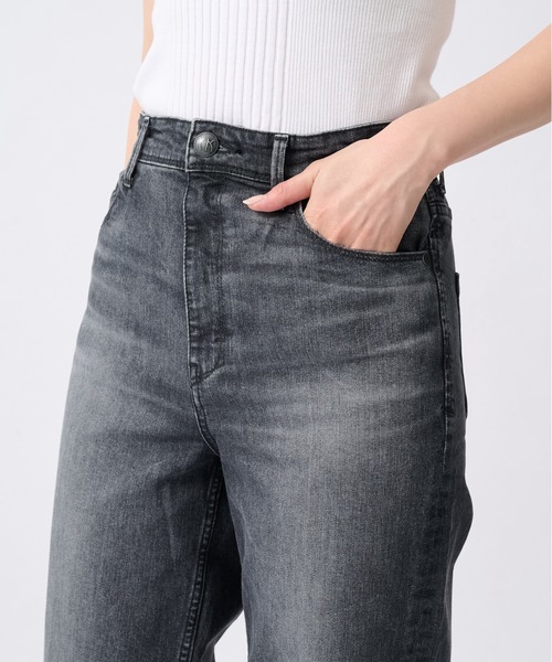 YANUK（ヤヌーク）の「【YANUK/ヤヌーク】Wide Straight LILITH（デニムパンツ・レディース・ダークグレー・24.0cm/23.0cm）」の7枚目の写真
