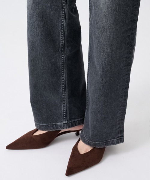 YANUK（ヤヌーク）の「【YANUK/ヤヌーク】Wide Straight LILITH（デニムパンツ・レディース・ダークグレー・24.0cm/23.0cm）」の8枚目の写真