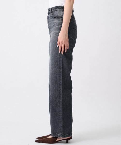 YANUK（ヤヌーク）の「【YANUK/ヤヌーク】Wide Straight LILITH（デニムパンツ・レディース・ダークグレー・24.0cm/23.0cm）」の4枚目の写真