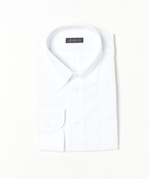 TETE HOMME(テットオム)の「アソート T/Cドレスシャツ / ボタンダウンビジネスシャツ(シャツ/ブラウス・メンズ・ブルー/サックスブルー/ブラック系1/ホワイト系1・MEDIUM/LARGE/X-LARGE)」の1枚目の写真